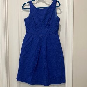 Elegant Blue Sleeveless Dress